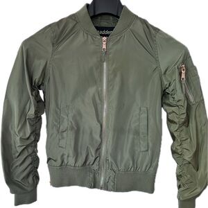 Madden Women's Olive Bomber Jacket